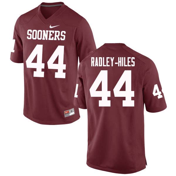 Oklahoma Sooners #44 Brendan Radley-Hiles College Football Jerseys Sale-Crimson